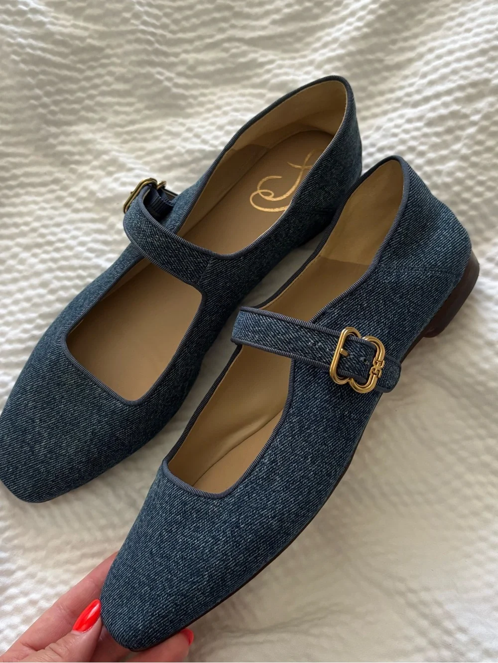 Sam Edelman details ▫️denim